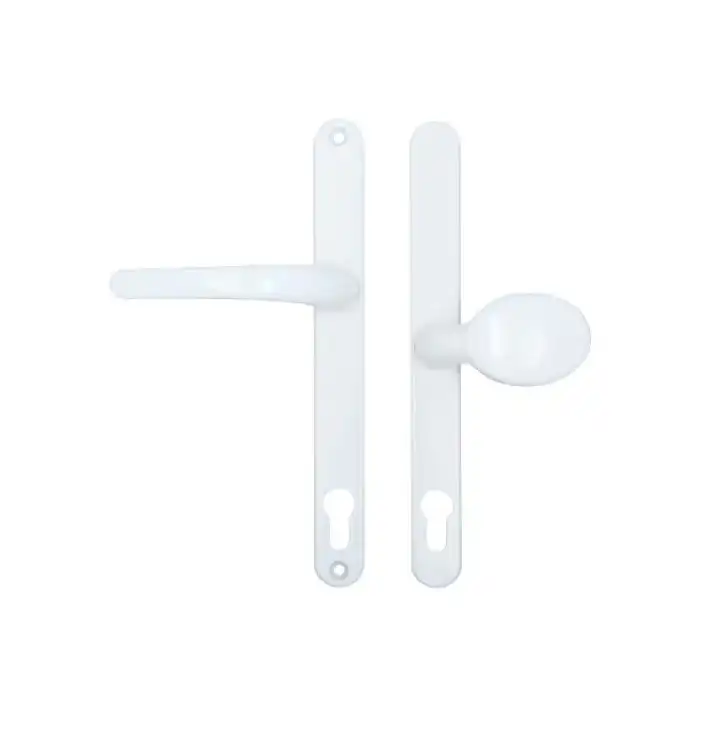 Lever Moveable Pad UPVC Multipoint Door Handles - 117mm/86mm PZ Sprung 237mm Screw Centres