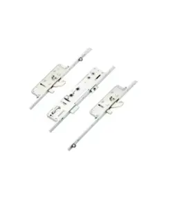 Latch Deadbolt 2 Hooks 2 Anti Lift Pins 2 Rollers Lift Lever or Double Spindle Multipoint Door Lock (top hook to spindle = 618mm) Lockmaster Previous      LM1035 LM1035 LM1035 LM1035 LM1035 Next This Lockmaster multipoint door lock is available in a 35mm backset and has attachments for top and bottom shootbolts.... read more Backset  35mm F