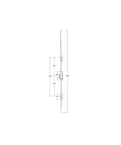 Lockmaster Latch Deadbolt 2 Hooks 2 Anti Lift Pins Lift Lever Bifold Multipoint Door Lock -Smarts ALUK version (top hook to spindle = 584mm)