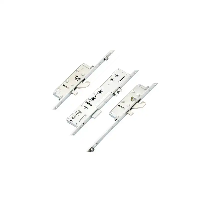 Latch Deadbolt 2 Hooks 2 Anti Lift Pins 2 Rollers Lift Lever or Double Spindle Multipoint Door Lock - Option 3 (top hook to spindle = 505mm)