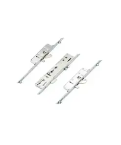 Latch Deadbolt 2 Hooks 2 Anti Lift Pins 4 Rollers Lift Lever or Double Spindle Multipoint Door Lock - Option 2 (top hook to spindle = 621mm)