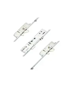 Latch Deadbolt 2 Hooks 2 Anti Lift Pins 2 Rollers Lift Lever or Double Spindle Multipoint Door Lock - Option 2 (top hook to spindle = 618mm)