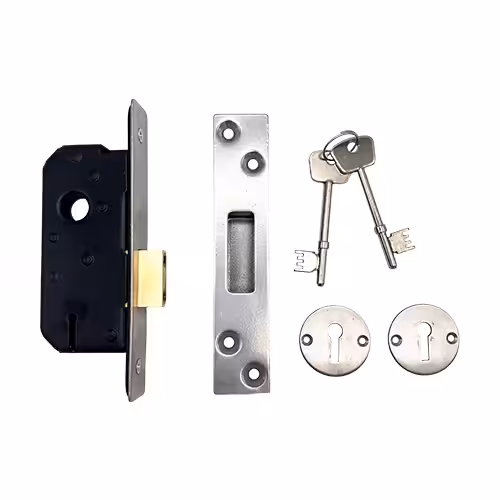 Upright Non British Standard 5 Lever 2" Mortice Deadlock