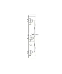 Mantis 3 Latch 2 Deadbolts 3 Hooks 2 Rollers Double Spindle Multipoint Door Lock