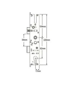 GTS Genuine Multipoint Gearbox - Square Latch Reversal Button- Lift Lever