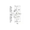 GTS MK3 Latch & Dead Bolt Genuine Multipoint Gearbox - Lift Lever