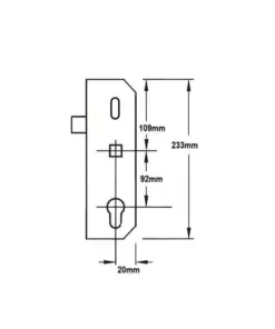 Copy Multipoint Gearbox - Latch Only Version - Lift Lever