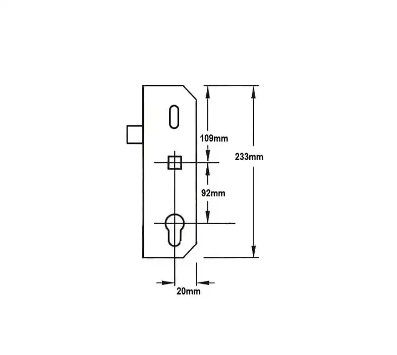 Copy Multipoint Gearbox - Latch Only Version - Lift Lever