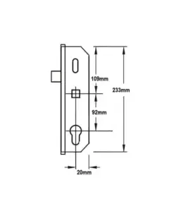 4500 Copy Multipoint Gearbox - Latch Only Version - Lift Lever