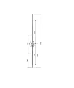 Master Latch Deadbolt 2 Rollers Lift Lever Multipoint Door Lock