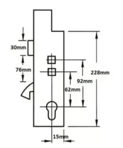 Multipoint Gearbox - Lift lever or Double Spindle