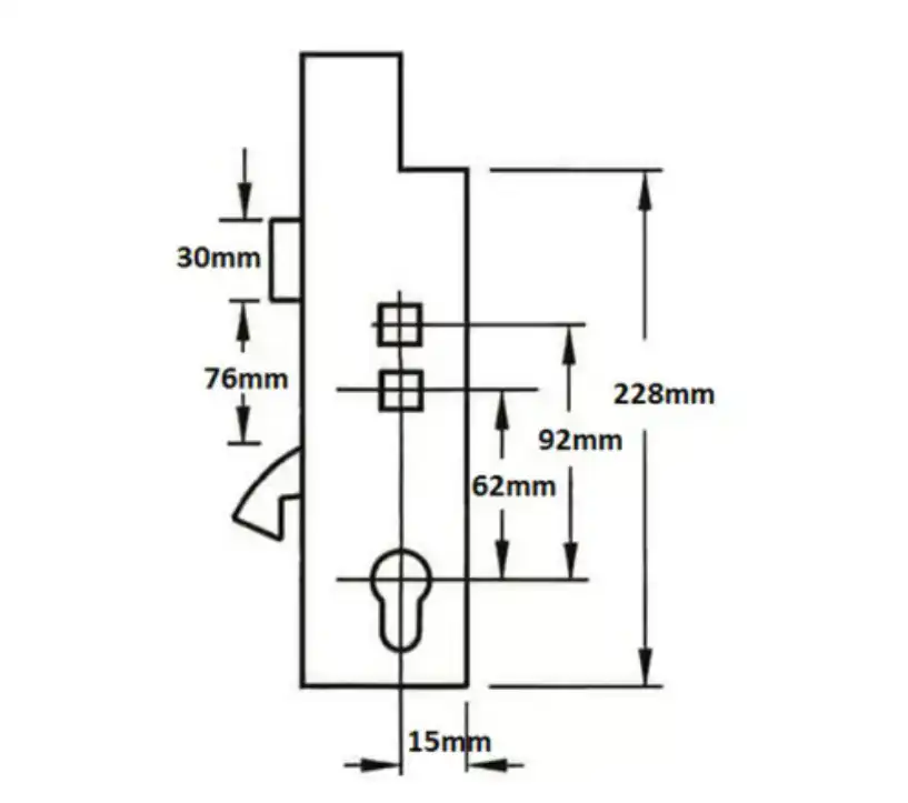 Multipoint Gearbox - Lift lever or Double Spindle