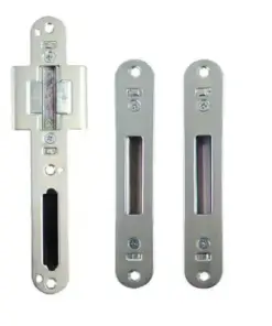 Composite Latch Deadbolt and Hook Keep Set