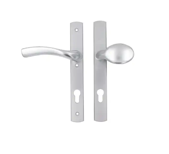 Palladio Lever Fixed Pad UPVC Multipoint Door Handles - 92mm PZ Unsprung 215mm Screw Centres