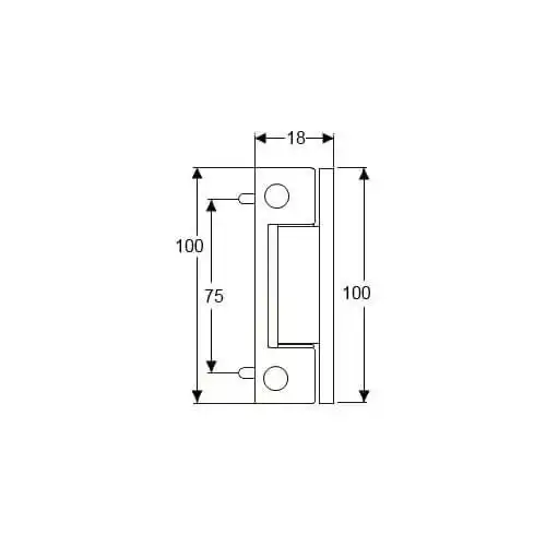 Neon Butt Hinge for UPVC Doors