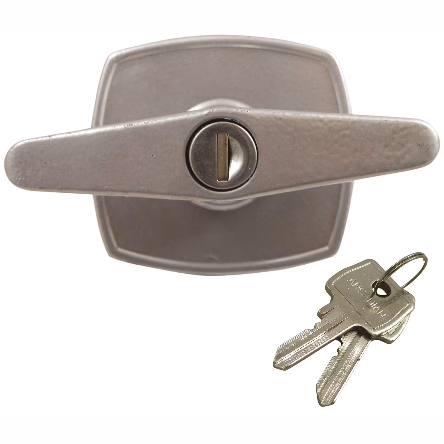 Garage Door T Handle - 2 Lug - Rear Fix - 50mm Centres