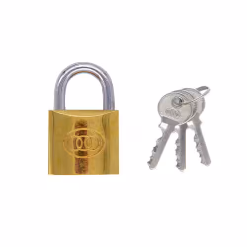 38mm Open Shackle Brass Padlock