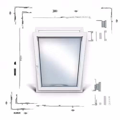 SI Titan Surface System - Height 260-600mm, Width 681-850mm Siegenia Aubi
