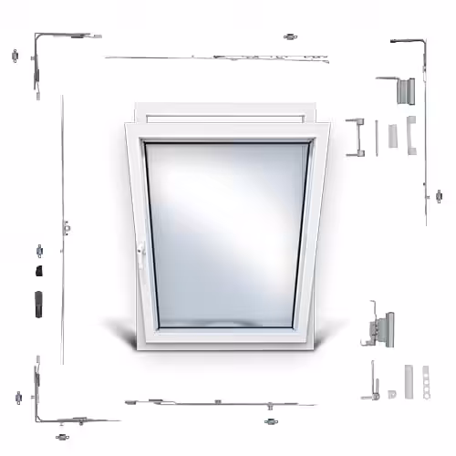 SI Titan System - Height 801-1200mm, Width 851-1050mm Siegenia Aubi