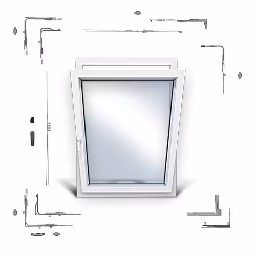 SI Titan Concealed System - Height 601-800mm, Width 380-680mm Siegenia Aubi