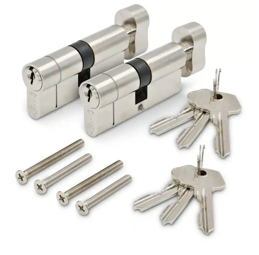 Euro Key & Thumbturn Cylinders British Standard Kitemarked TS007 1* - Keyed Alike Pairs