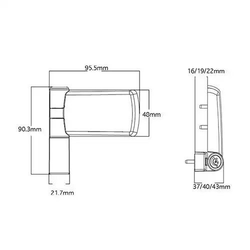 Patriot Plus 3D Flag Hinge