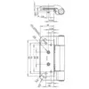 3D Composite Door Hinge