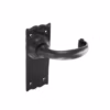 Antique Black Lever On Plate Furniture