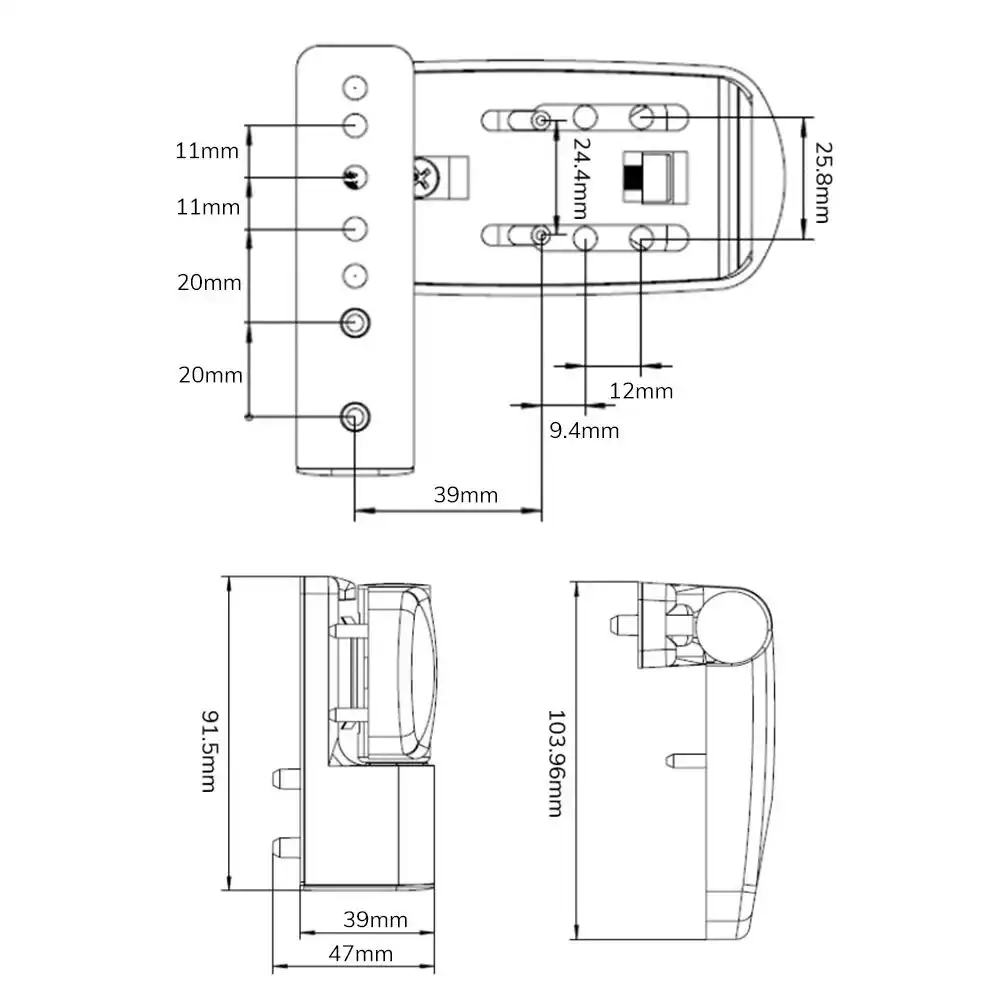 3D Lift On Flag Hinges for UPVC Doors