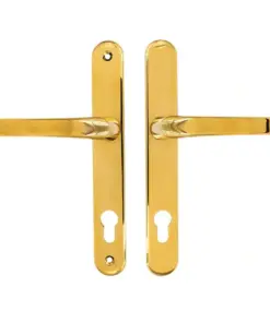 Lever UPVC Multipoint Door Handles - 92mm PZ Sprung 210mm Screw Centres