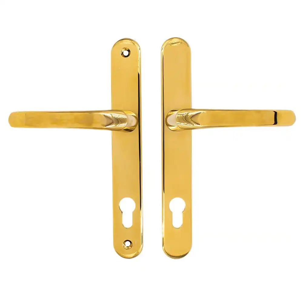 Lever UPVC Multipoint Door Handles - 92mm PZ Sprung 210mm Screw Centres