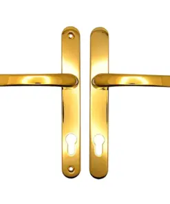 Lever Lever UPVC Multipoint Door Handles - 92mm PZ Sprung 215mm Screw Centres