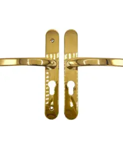 Lever Lever UPVC Multipoint Door Handles - 48mm PZ - Sprung - 160mm Screw Centres