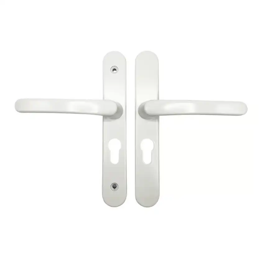 Lever Lever UPVC Multipoint Door Handles - 48mm PZ - Sprung - 160mm Screw Centres