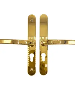 Lever Lever UPVC Multipoint Door Handles - 48mm PZ - Sprung - 200mm Screw Centres
