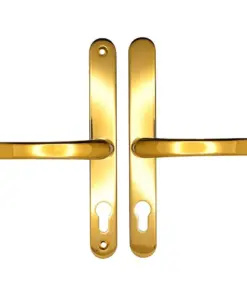 Lever Lever UPVC Multipoint Door Handles - 68mm PZ Sprung 215mm Screw Centres