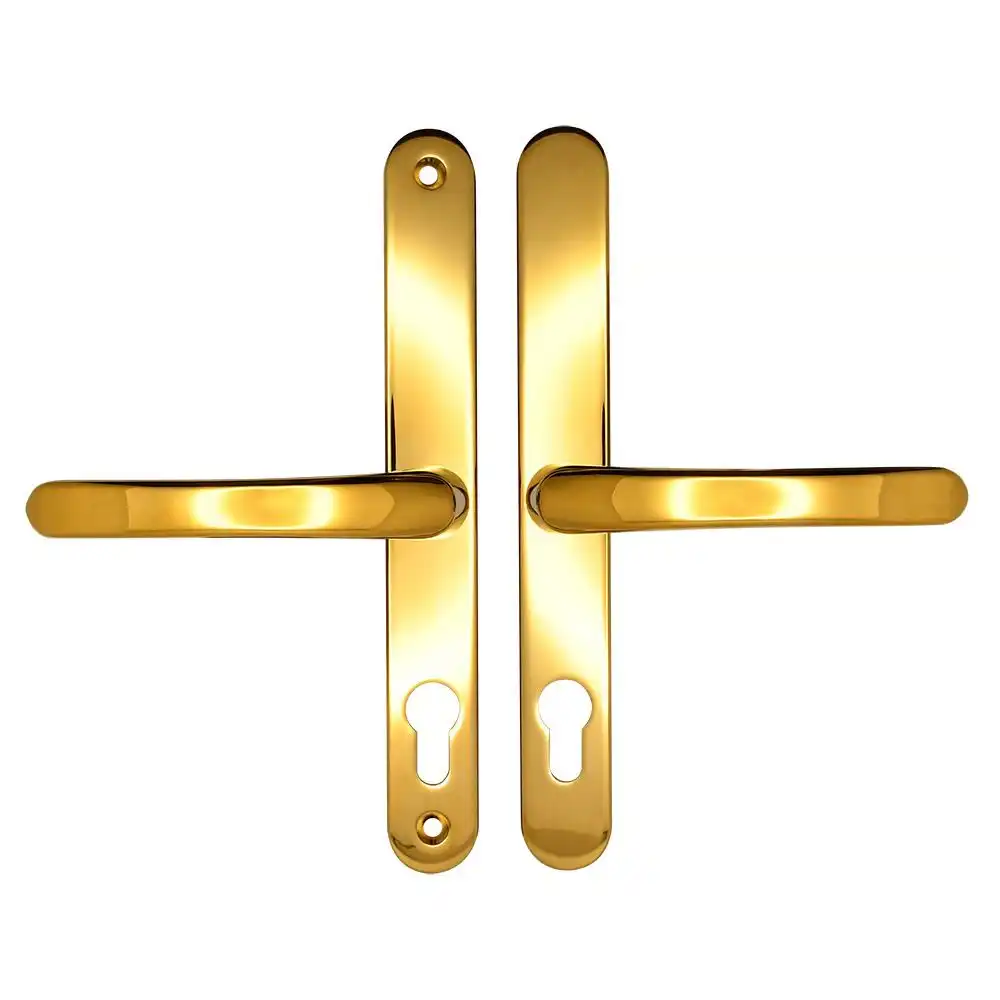 Lever Lever UPVC Multipoint Door Handles - 68mm PZ Sprung 215mm Screw Centres