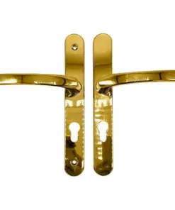 Lever UPVC Multipoint Door Handles - 70mm PZ - Sprung - 200mm Screw Centres - 7mm Follower