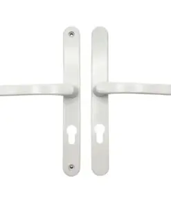 Lever UPVC Multipoint Door Handles - 70mm PZ - Sprung - 240mm Screw Centres