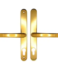 Lever Lever UPVC Multipoint Door Handles - 70mm PZ Sprung 215mm Screw Centres