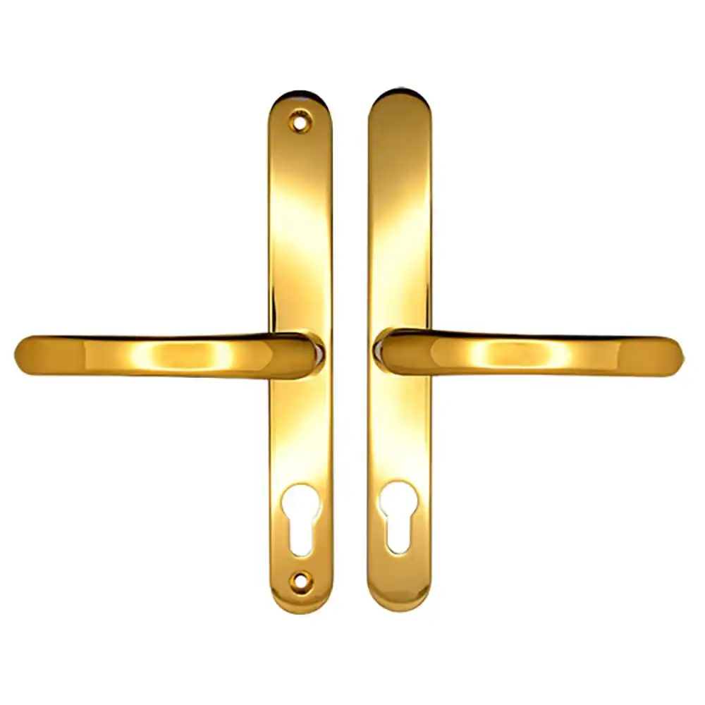 Lever Lever UPVC Multipoint Door Handles - 70mm PZ Sprung 215mm Screw Centres