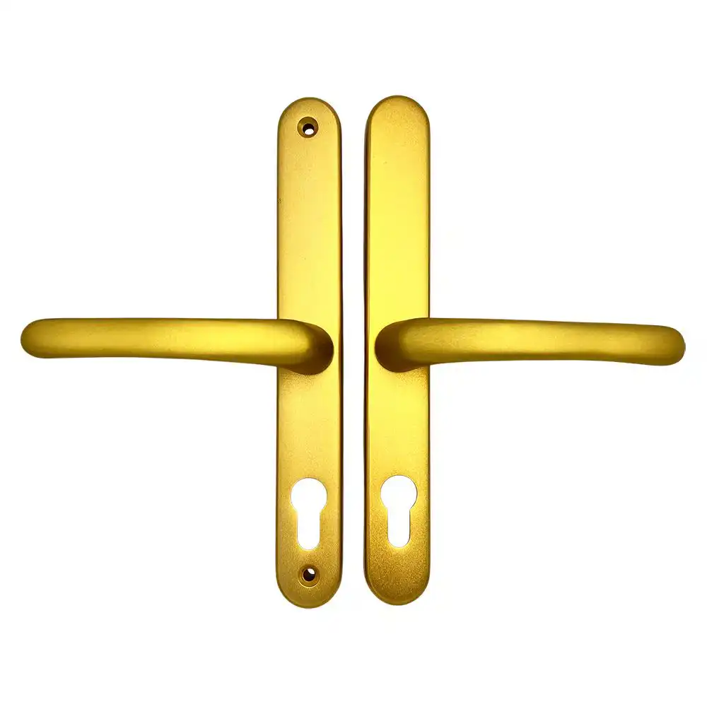 Lever Lever UPVC Multipoint Door Handles - 70mm PZ Sprung 215mm Screw Centres