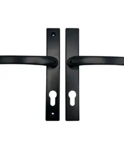 Lever UPVC Multipoint Door Handles - 72mm PZ - Sprung - 180mm Screw Centres