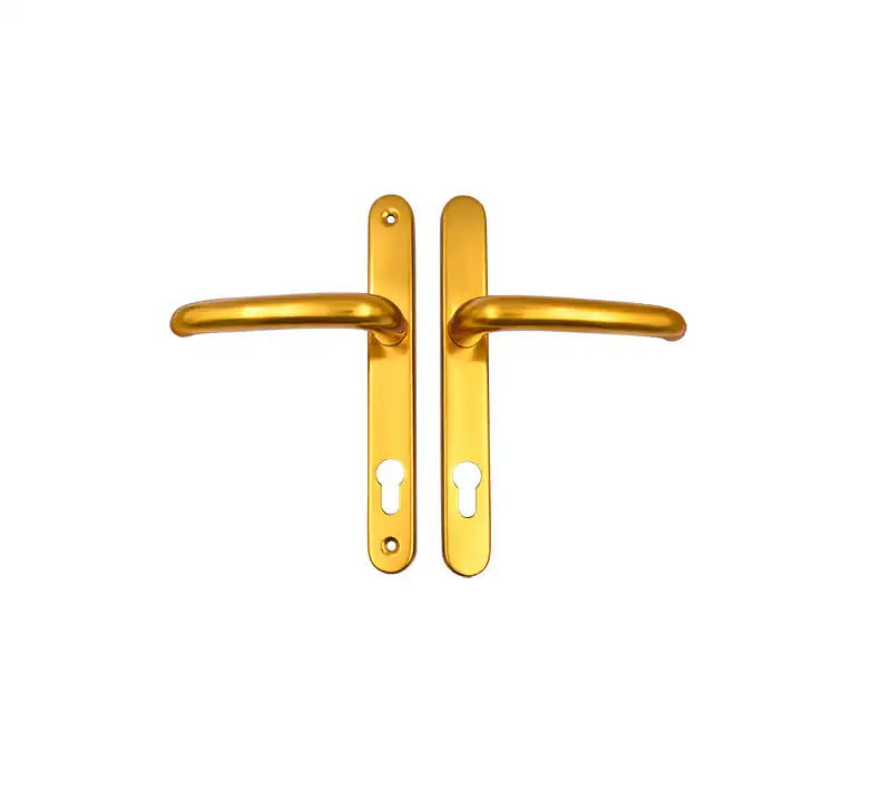 DDA/EA Compliant Lever Lever UPVC Multipoint Door Handles - 92mm PZ Sprung 210mm Screw Centres