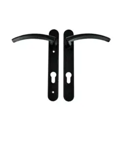Traditional Style Lever Lever UPVC Multipoint Door Handles - 92mm PZ Sprung 122mm Screw Centres