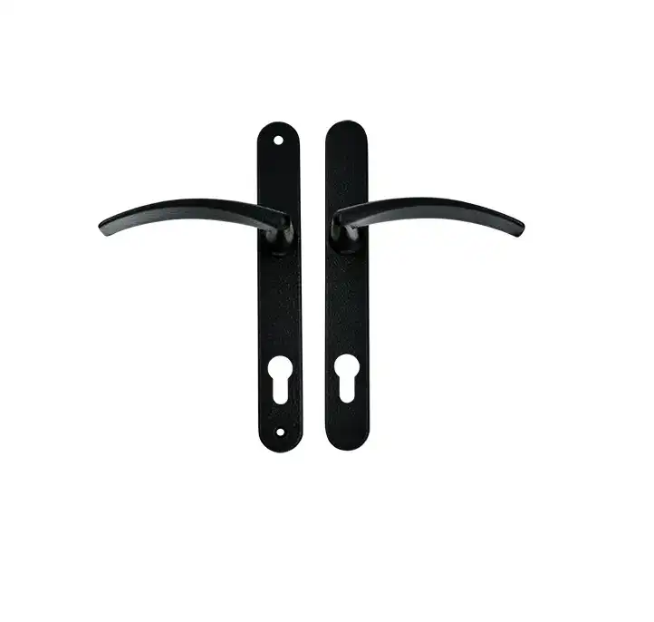 Traditional Style Lever Lever UPVC Multipoint Door Handles - 92mm PZ Sprung 210mm Screw Centres