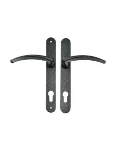 Traditional Style Lever Lever UPVC Multipoint Door Handles - 92mm PZ Sprung 210mm Screw Centres