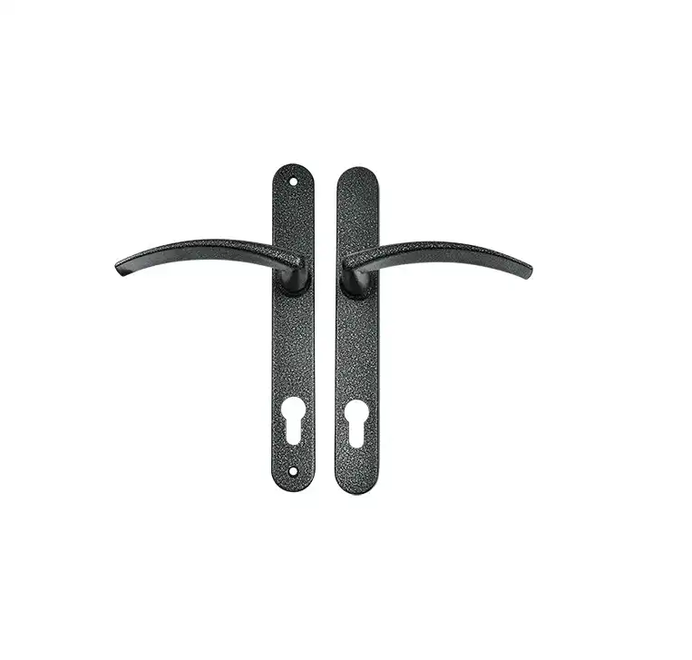 Traditional Style Lever Lever UPVC Multipoint Door Handles - 92mm PZ Sprung 210mm Screw Centres