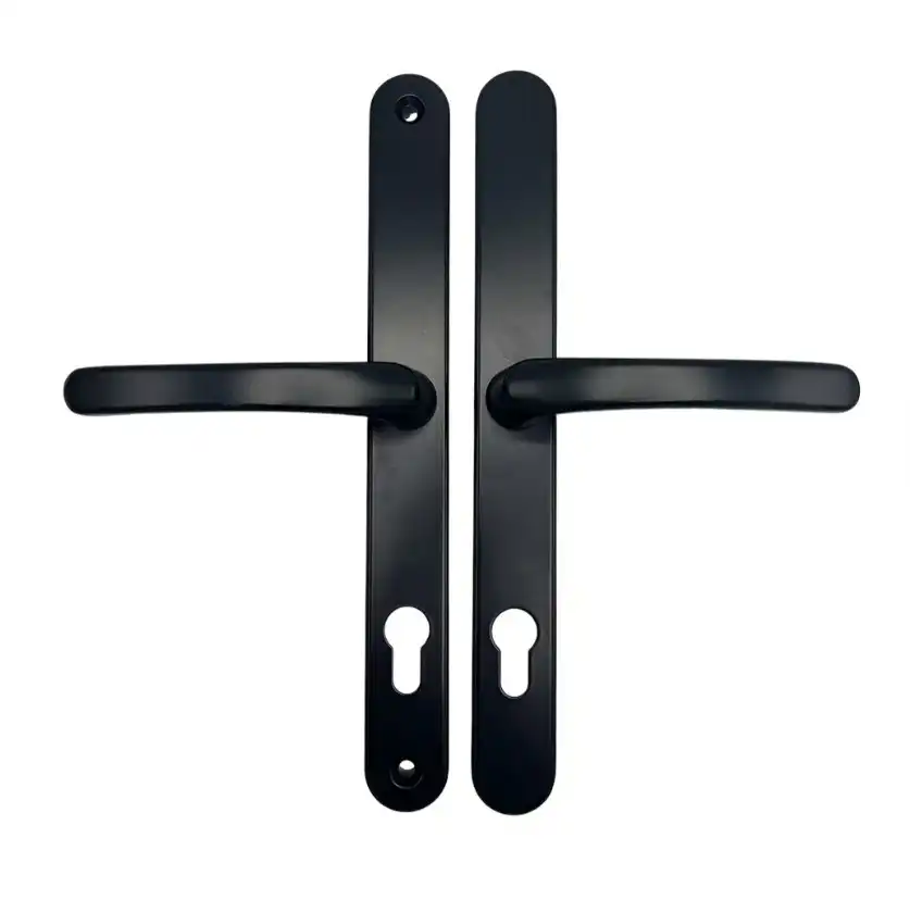 Lever Universal UPVC Multipoint Door Handles - 92mm PZ - Sprung - 264mm Screw Centres