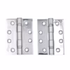 BS EN Grade 13 Ball Bearing Hinge, Grade 316 Stainless Steel, 102mm x 76mm
